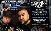 South Psycho Cide Live With The Game